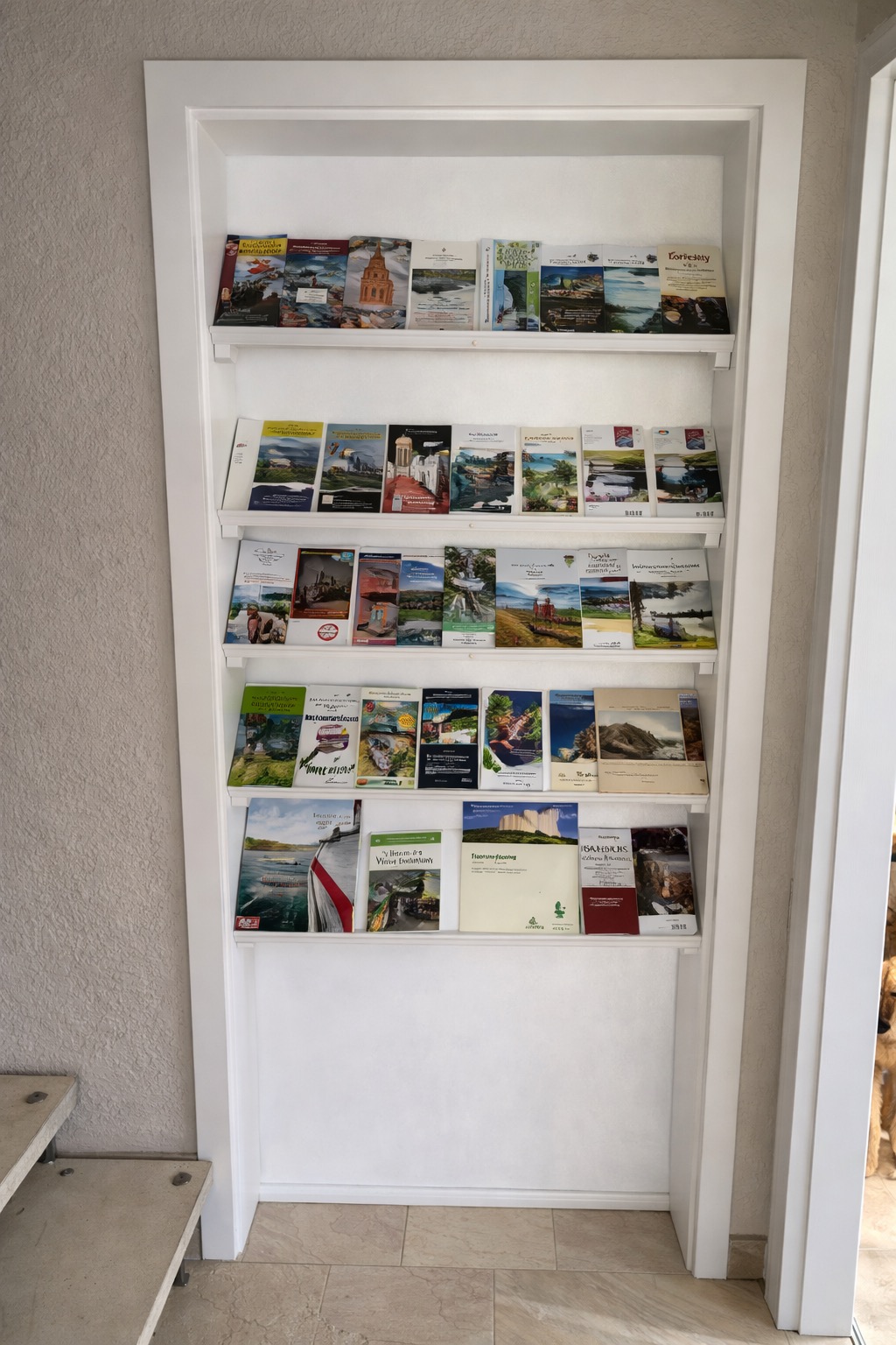 Informationstafel im Eingangsbereich