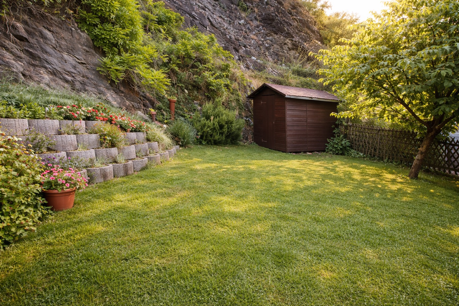 Gartenbereich beim Haus