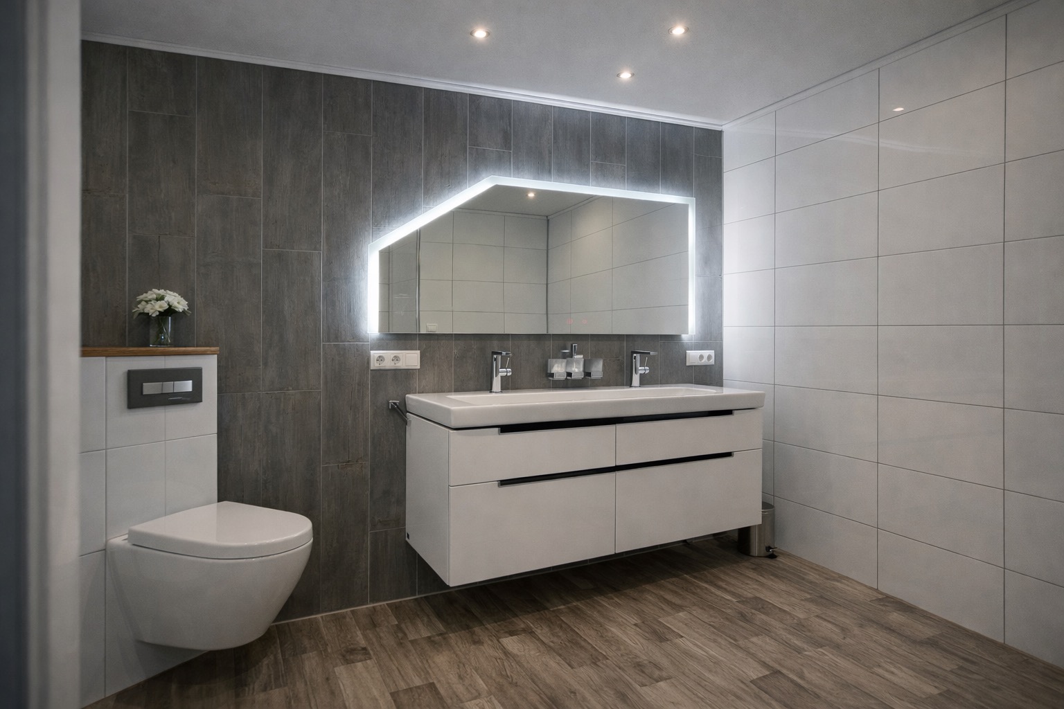 Badezimmer im Obergeschoss