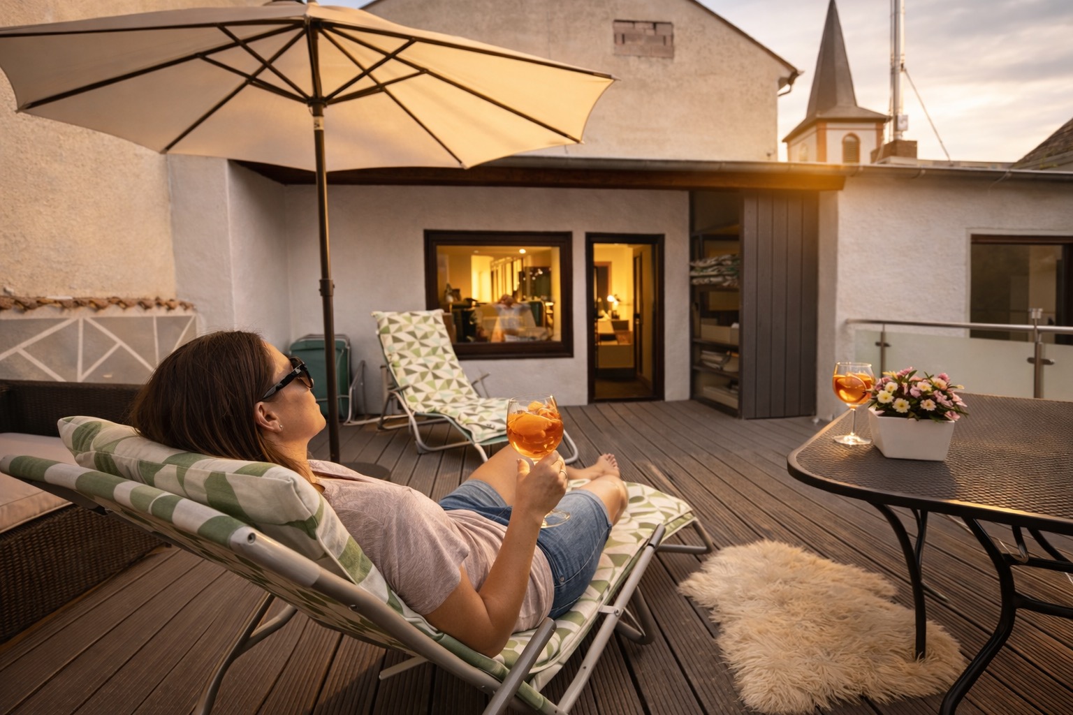 Terrasse in Kestert