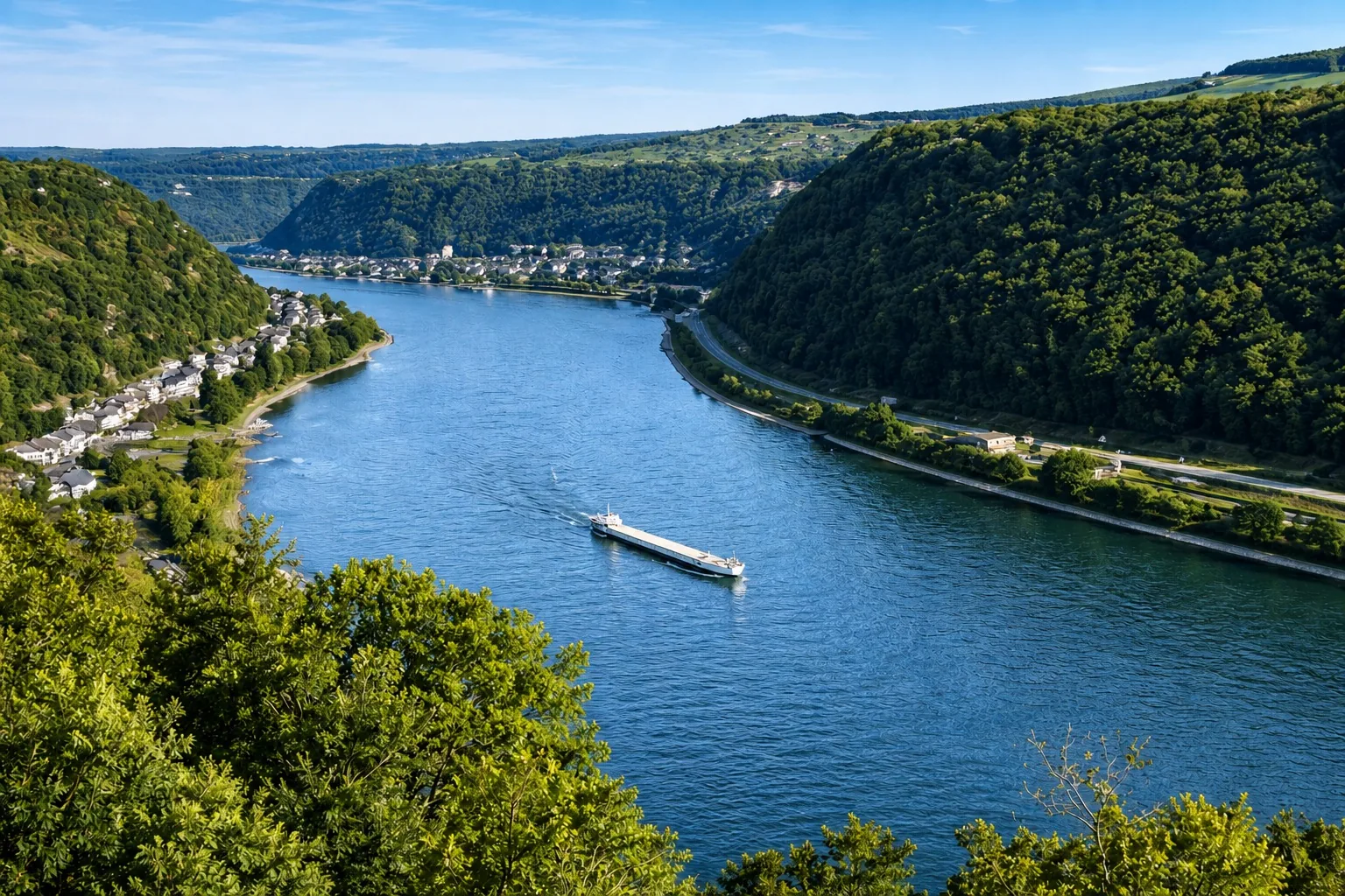 Blick über die Rhinaue